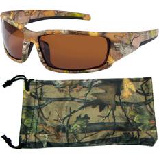 RAZE Eyewear Sunglasses Z Coast polarized fishing Camo Brown Amber Lens  21931