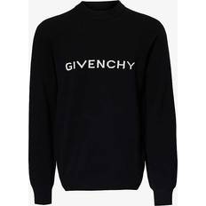 Knitted Sweaters Givenchy Black Jacquard Sweater