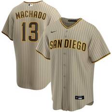 Sports Fan Apparel Nike Men's Manny Machado Tan San Diego Padres Alternate Replica Player Jersey