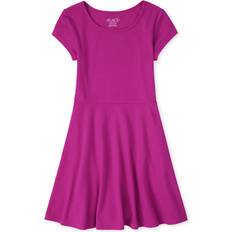 L Dresses Children's Clothing The Children's Place Girls Skater Dress Pink Cotton/Polyester Pink