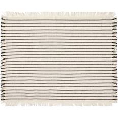 Duker & Tøyservietter Broste Copenhagen Elouise off 8 Place Mat Black