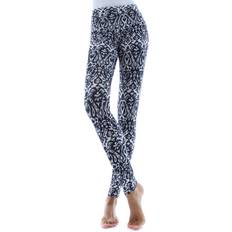 Black - Men Pantyhose & Stay-Ups MeMoi Exhale Abstract Print Leggings backorder