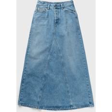 Diesel Cotton Skirts Diesel Blue De-Pago Denim Maxi Skirt WAIST