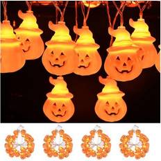 Yescom Halloween 80PC Pumpkin String Lights