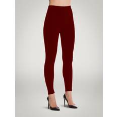 Gold - Women Tights Wolford Aurora Light Shape Leggings soft cherry