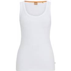 Baumwolle - Damen Westen BOSS Damen C_Ematite T Shirt, White100