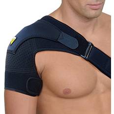 Sixora Shoulder Brace for Men and Women – Adjustable Shoulder Strap  Compression Sleeves for Arms Women and Men – Comfortable Breathable  Neoprene – Shoulder Injury, AC Joint Pain Relief, Dislocation  (Large/X-Large) in