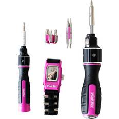 Hand Tools Original Pink Box PB2SDD Double Drive Screwdriver Set Bits & Magnetic Light-Up Wristband Pink