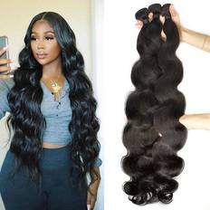 Black Hair Wefts Brazilian Virgin Remy 3 Bundles Human Hair Body Wave Wave