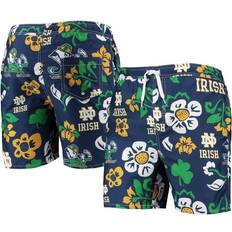 Blue - Women Swimming Trunks Wes & Willy Men's Navy Notre Dame Fighting Irish Floral Swim Trunks Navy Navy