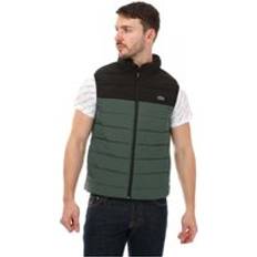 Lacoste Men Vests Lacoste Men's Mens Padded Water-Resistant Vest Black/Multi 40/42/Regular