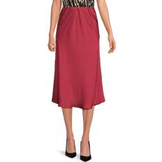 Adrianna Papell Skirts Adrianna Papell Women's Satin A-Line Skirt Rose