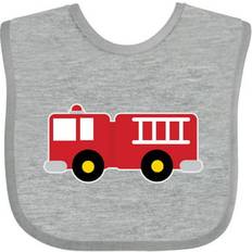 Inktastic Fire Truck Childs Fireman Baby Bib