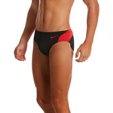 Nike Red Swimming Trunks Nike Men's Hydrastrong Vex Colorblock Brief, 34, University Red