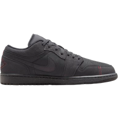 Jordan 1 grey black Nike Air Jordan 1 Low SE Craft M - Dark Smoke Grey/Varsity Red/Black