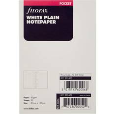 Filofax Bürobedarf Filofax Pocket Diary White Plain Notepaper Refill