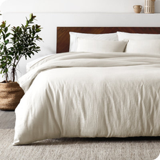 Linen Duvet Covers Bare Home & Premium Duvet Cover White