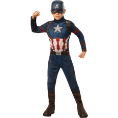 Blå Kostymer & Klær Rubies Boy's Captain America Costume