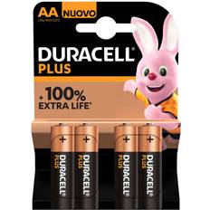 Batterier & Ladere Duracell AA Plus 4-pack