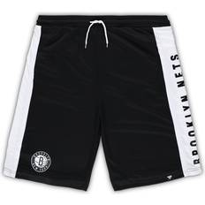 Fanatics Pants & Shorts Fanatics Men's Branded Black Brooklyn Nets Big and Tall Referee Iconic Mesh Shorts Black Black