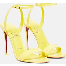 Damen - Gelb Sandaletten Christian Louboutin Yellow Loubigirl Heeled Sandals Y298 Piou Piou/Lin P IT