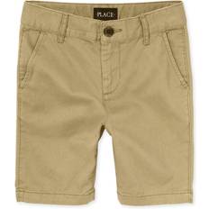 The Children's Place Boy's Uniform Stretch Chino Shorts - Flax