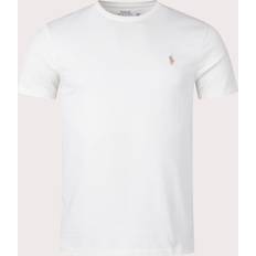 Polo Ralph Lauren Weiß T-Shirts Polo Ralph Lauren SSCNCMSLM2-SHORT SLEEVE-TEE men Shortsleeves beige in Größe:XXL