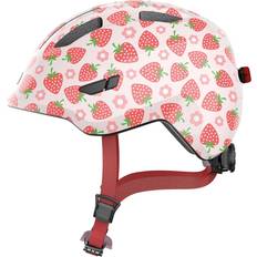 Fahrradzubehör ABUS Smiley 3.0 LED Bicycle Helmet Rose Strawberry