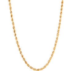 Chains Necklaces Kay Hollow Rope Chain Necklace - Gold