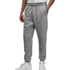 Jordan Men Pants Jordan Jordan Essentials Fleece Trousers - Carbon Heather/White