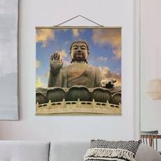 Klebefieber Big Buddha Oak Poster 35x35cm