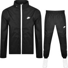 Herren - XXL Jumpsuits & Overalls Nike Club Lined Woven Tracksuit Men - Black