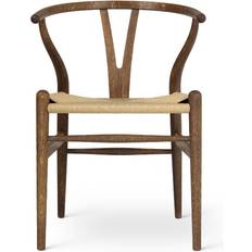 Carl Hansen & Søn CH24 Oak Smoked/Natural Wicker Esszimmerstuhl 76cm