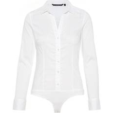 Damen - XXL Hemden Vero Moda Blouse - White/Snow White