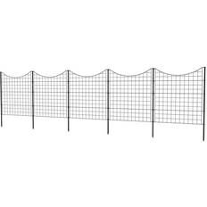 Zippity 39in Tall Garden Metal Dog Fence Panels