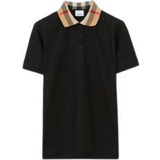 Tops Burberry Polo Shirt - Black