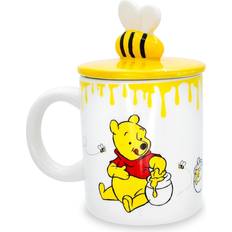 Silver Buffalo Disney Winnie The Pooh Eating Honey Cup & Mug 18fl oz