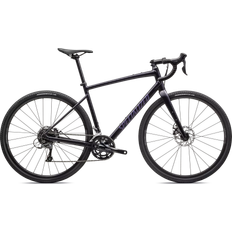 Gravel Bikes - Unisex Road Bikes Specialized Diverge E5 2023 - Satin Midnight Shadow/Violet Pearl Unisex