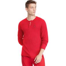 Tommy Hilfiger Red Shirts Tommy Hilfiger Men's Modern Essentials L/S Henley, RED