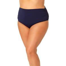 Blue - Women Bikini Bottoms Anne Cole Plus High-Waist Bikini Bottoms Navy Navy