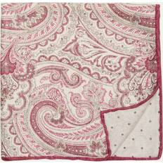 Braun Einstecktücher Brunello Cucinelli Men's Paisley-Print Silk Pocket Square