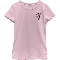 Fifth Sun Girl's Winnie the Pooh Tigger Pocket Sketch T-shirt - Light Pink (DNWP00060GTS)