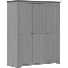 Kiefer Kleiderschränke vidaXL Bodo Grey Kleiderschrank 151.5x176.5cm