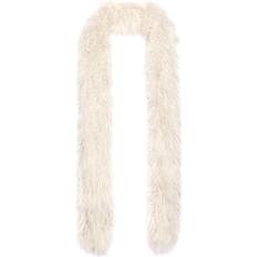Ami Paris White Accessories Ami Paris fluffy long-length scarf unisex Modacrylic/Acrylic White
