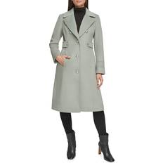 Women - Wool - Wool Coats Kenneth Cole Military Coat - Sage
