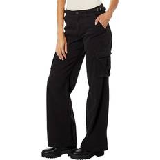 Clothing Sanctuary Women's Solid Reissue Straight-Leg Cargo Pants Black Black
