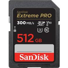 512 GB - SDXC Minnekort SanDisk Extreme PRO SD 300MB/s 512GB