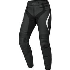 Motorradausrüstung iXS RS-600 1.0 Motorrad Lederhose, schwarz-weiss, Größe Damen