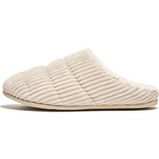 Fitflop Slippers Fitflop Women's Chrissie Fleece-Lined Corduroy Slippers, Ivory