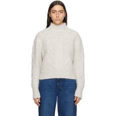 Gray - Turtleneck Sweaters - Women Rag & Bone Brody Turtleneck